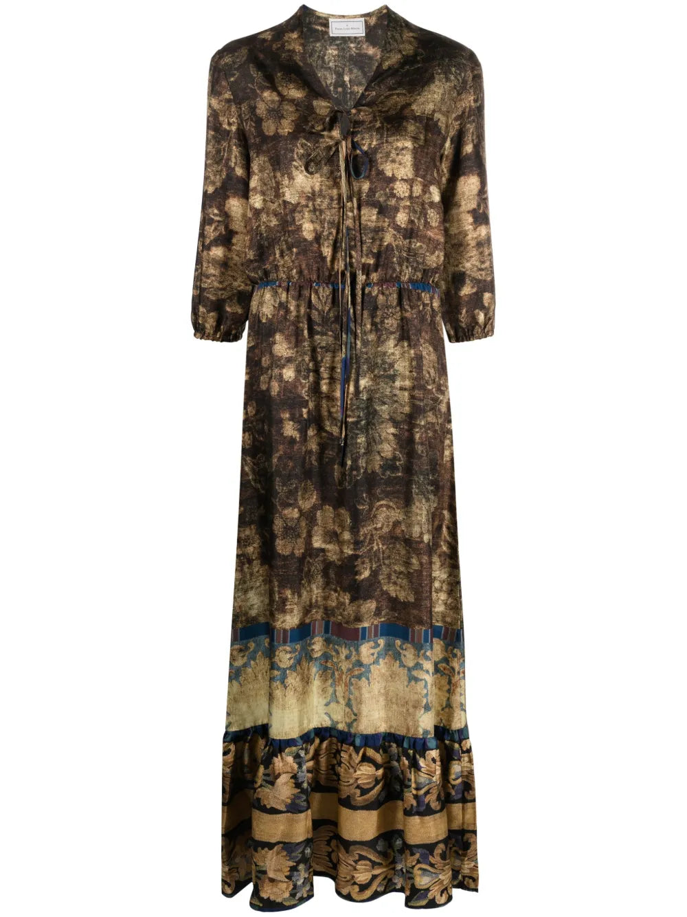 Aloe Floral-Print Maxi Dress