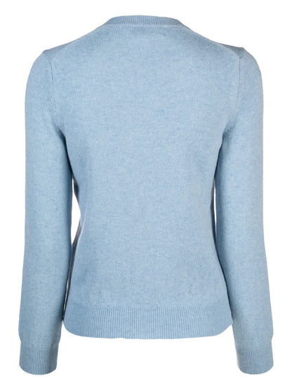 Mélange-Effect Wool Cardigan