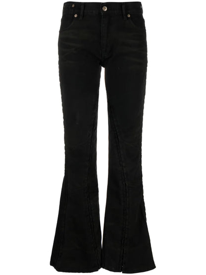 Adjustable Flared Jeans
