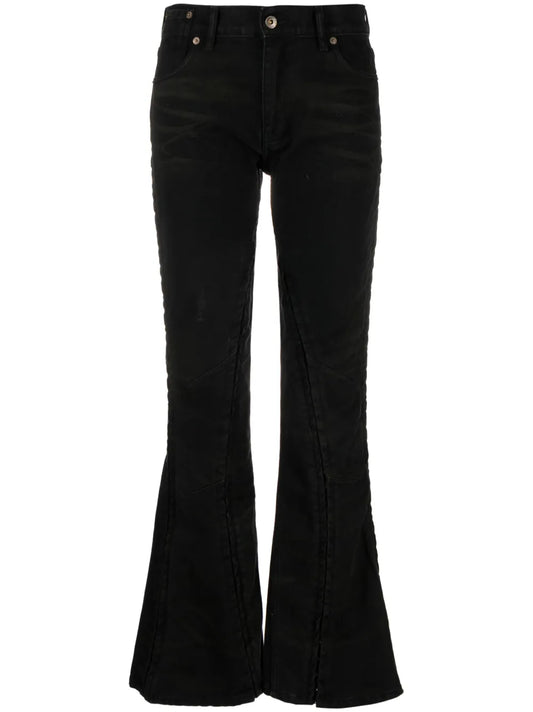 Adjustable Flared Jeans