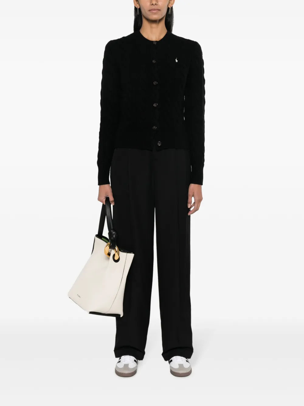 Pressed-Crease Straight-Leg Trousers