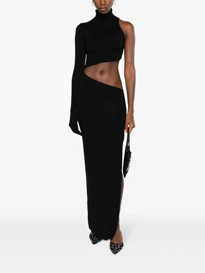 Tetris Cut-Out Midi Dress