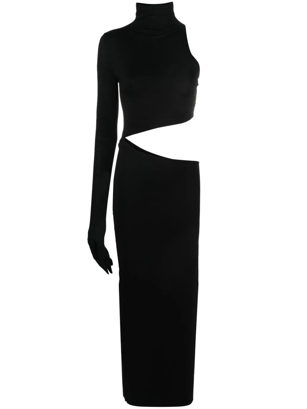 Tetris Cut-Out Midi Dress
