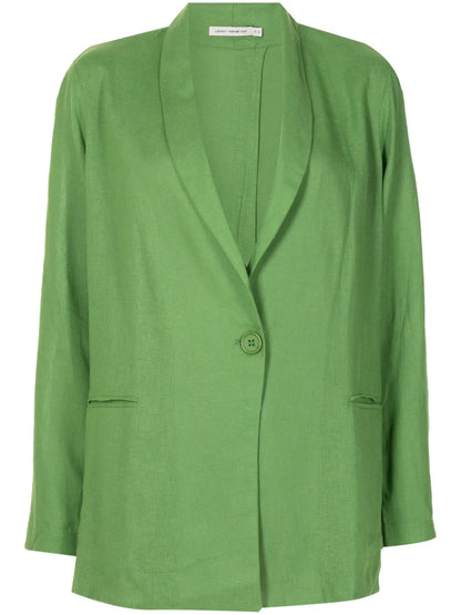 Single-Breasted Shawl-Lapels Blazer
