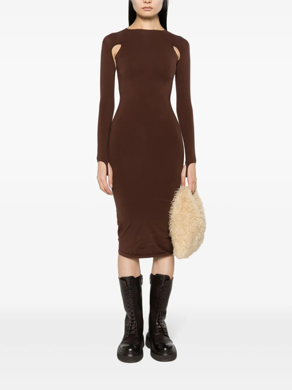Cut-Out Bodycon Midi Dress