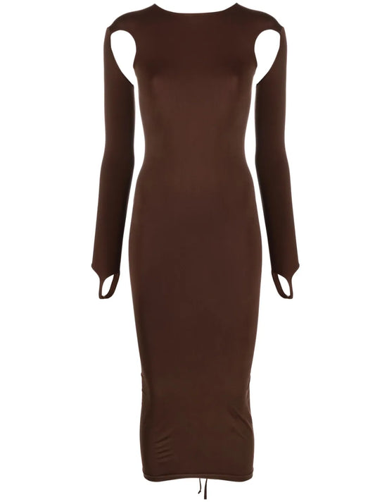 Cut-Out Bodycon Midi Dress