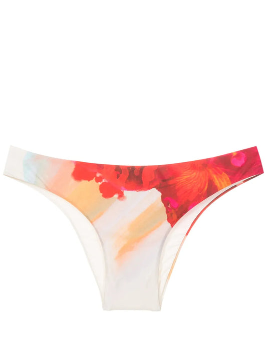 Floral-Print Bikini Bottoms
