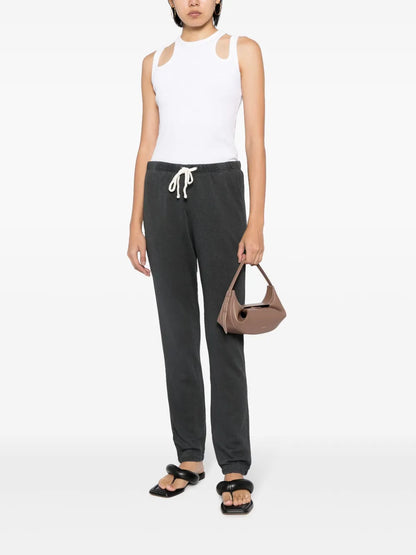 Drawstring-Fastening Track-Pants