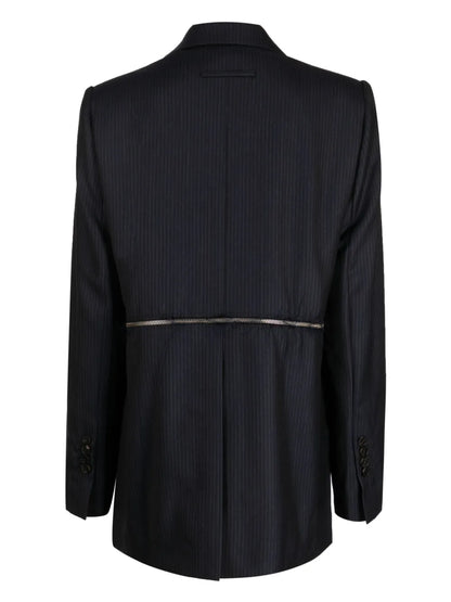 Striped Wool Blazer