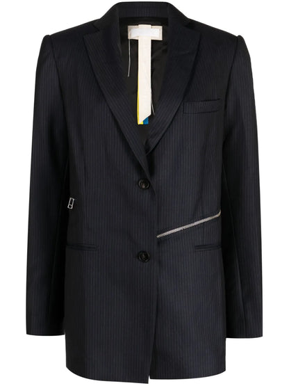 Striped Wool Blazer