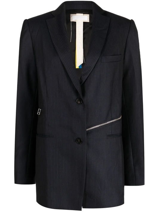 Striped Wool Blazer