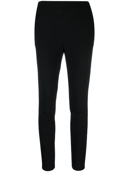 High-Waisted Cropped Tailored Trousers
