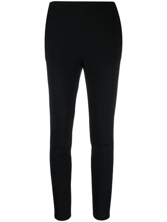 High-Waisted Cropped Tailored Trousers