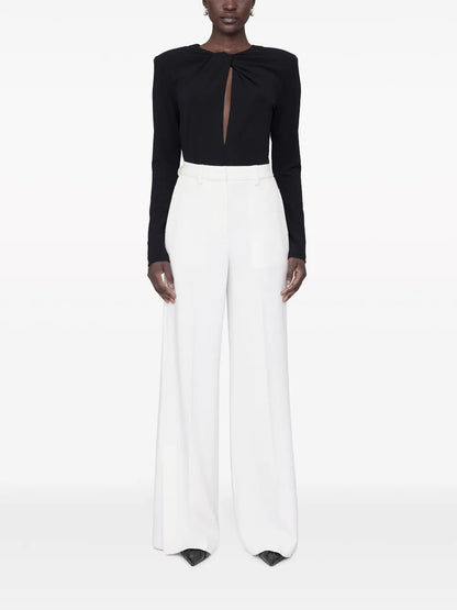 Lyra Pressed-Crease Tailored Trousers