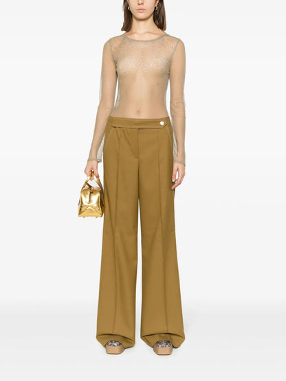 Crystal-Embellished Cotton Shirt