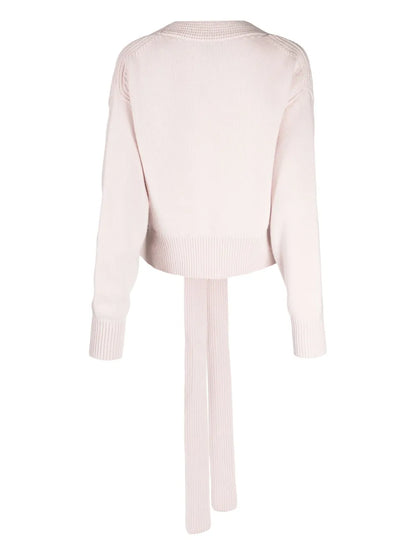 Tied-Waist Wool-Cashmere Cardigan