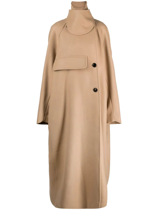Shield Off-Centre Coat