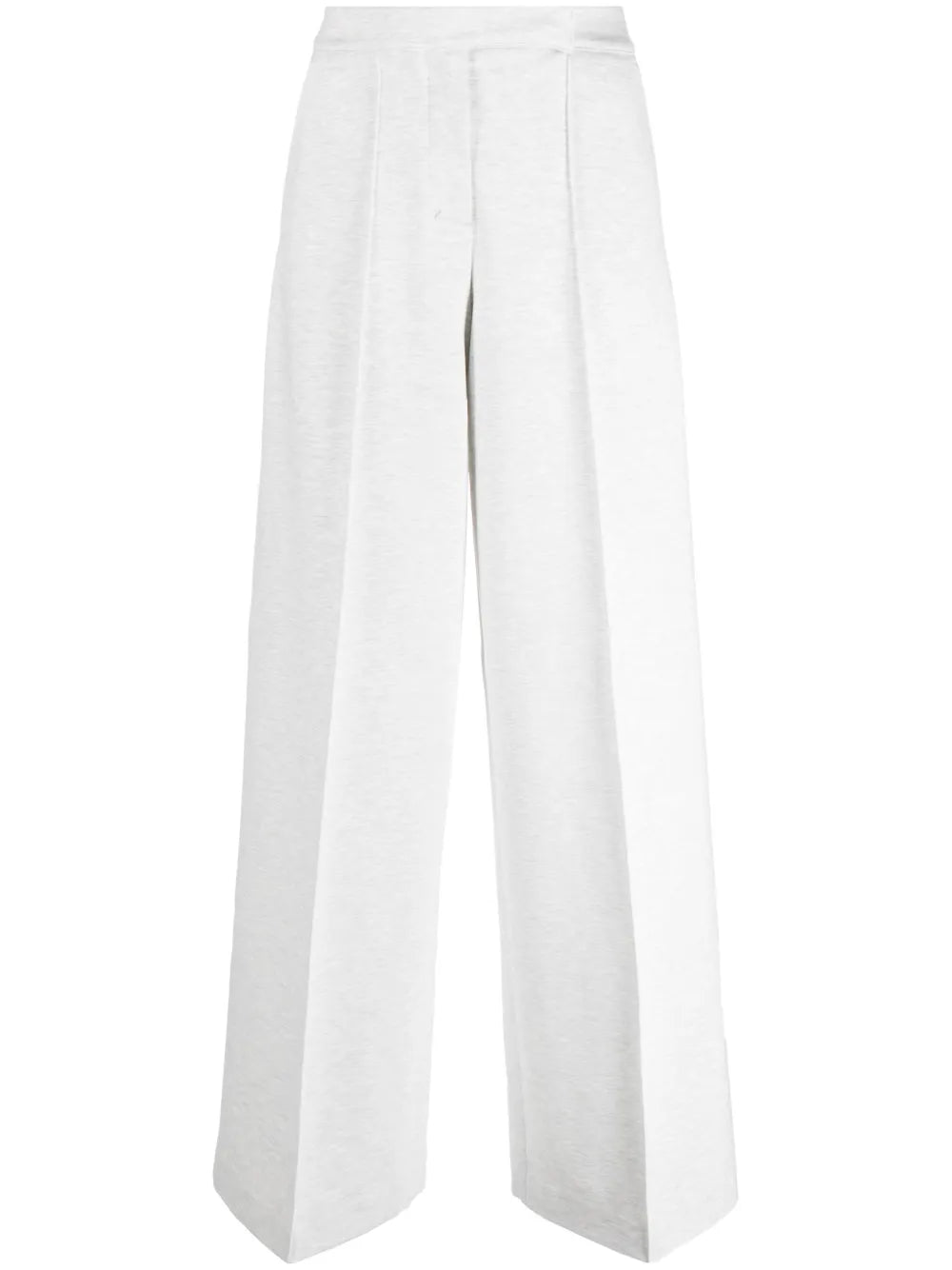 Pressed-Crease Concealed-Fastening Tailored Trousers