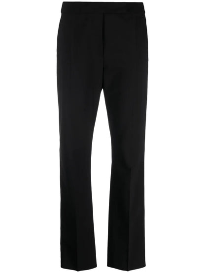 Mid-Rise Straight-Leg Trousers