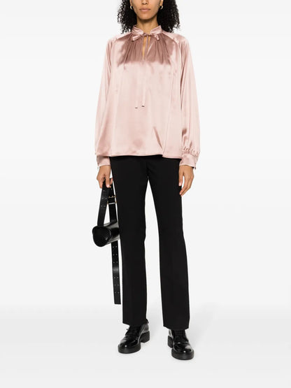 Mid-Rise Straight-Leg Trousers