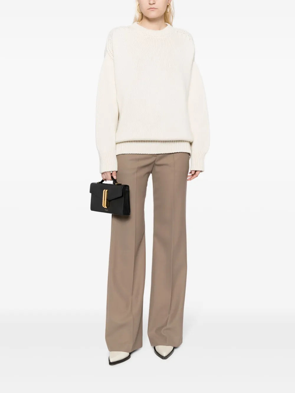 Round-Neck Cashmere Jumper