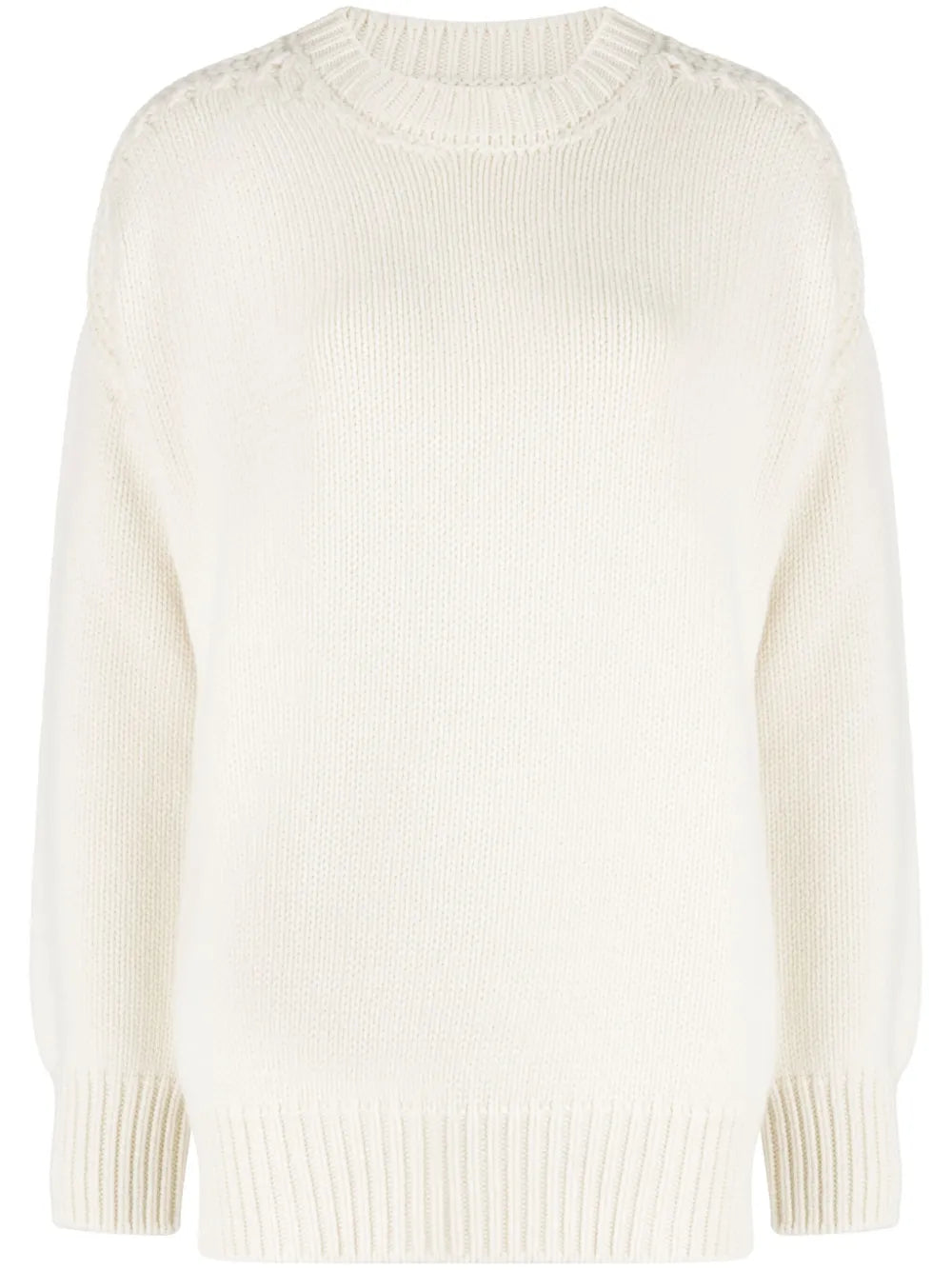 Round-Neck Cashmere Jumper