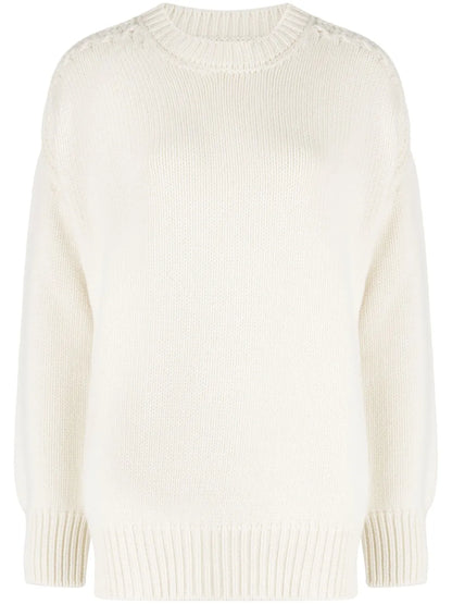Round-Neck Cashmere Jumper