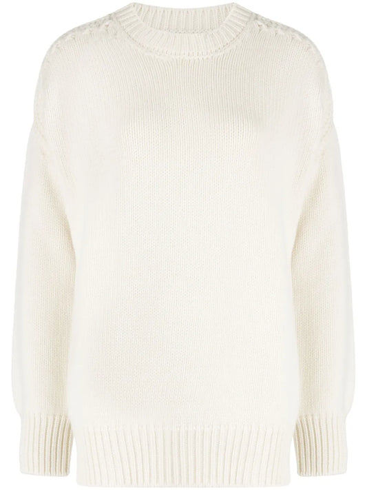Round-Neck Cashmere Jumper
