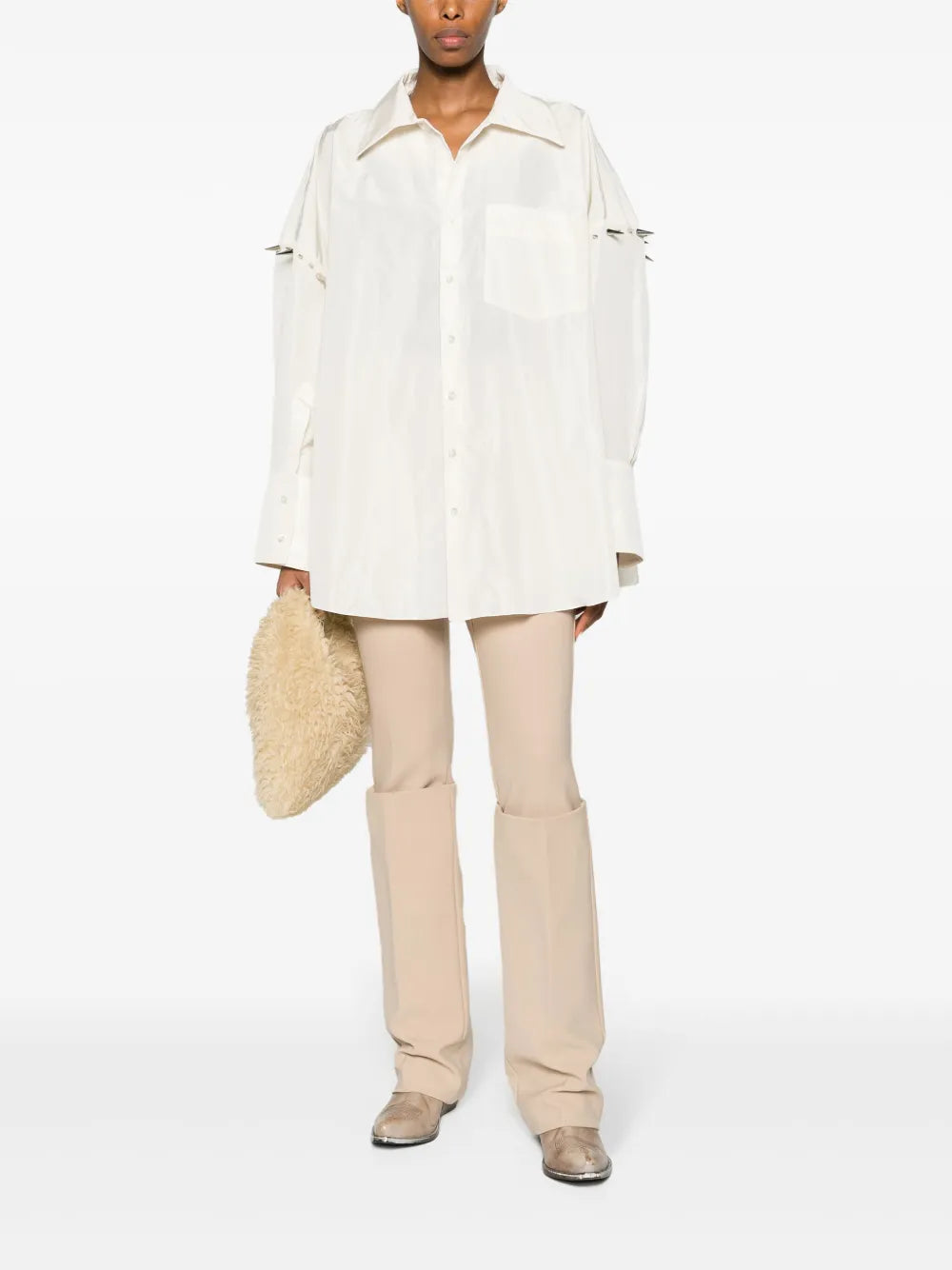 Layered Tapered-Leg Trousers