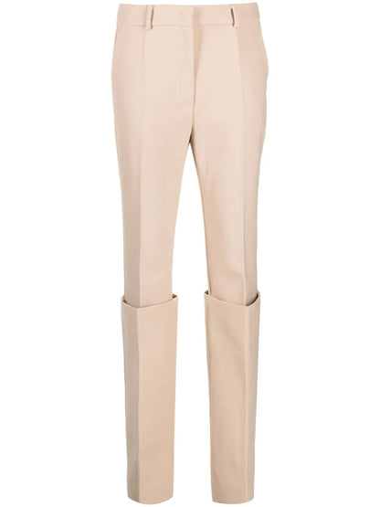 Layered Tapered-Leg Trousers