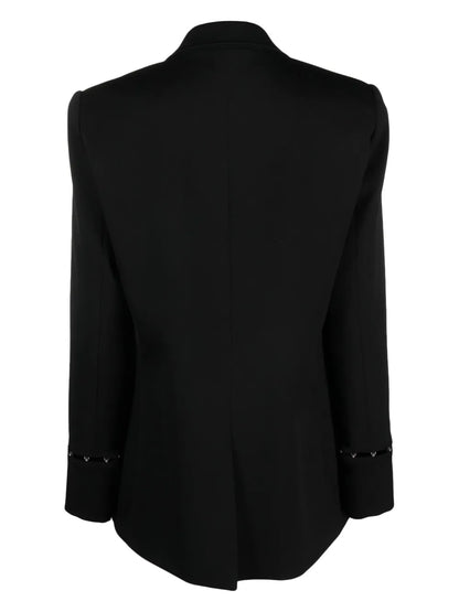 Single-Breasted Virgin Wool Blazer