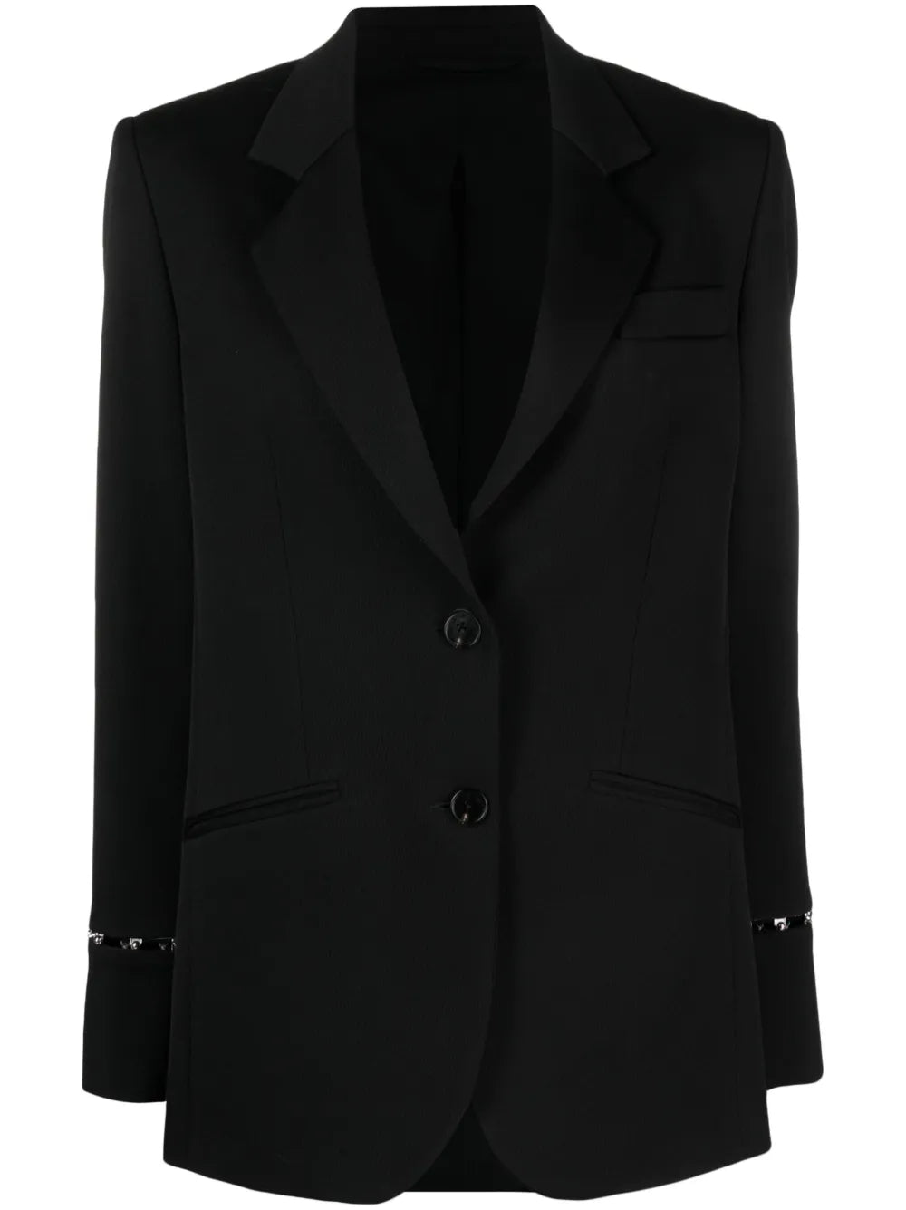 Single-Breasted Virgin Wool Blazer