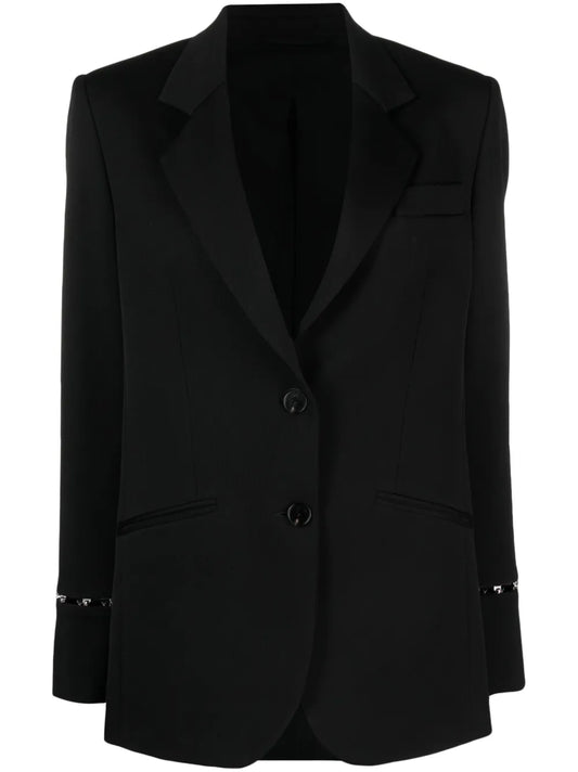 Single-Breasted Virgin Wool Blazer