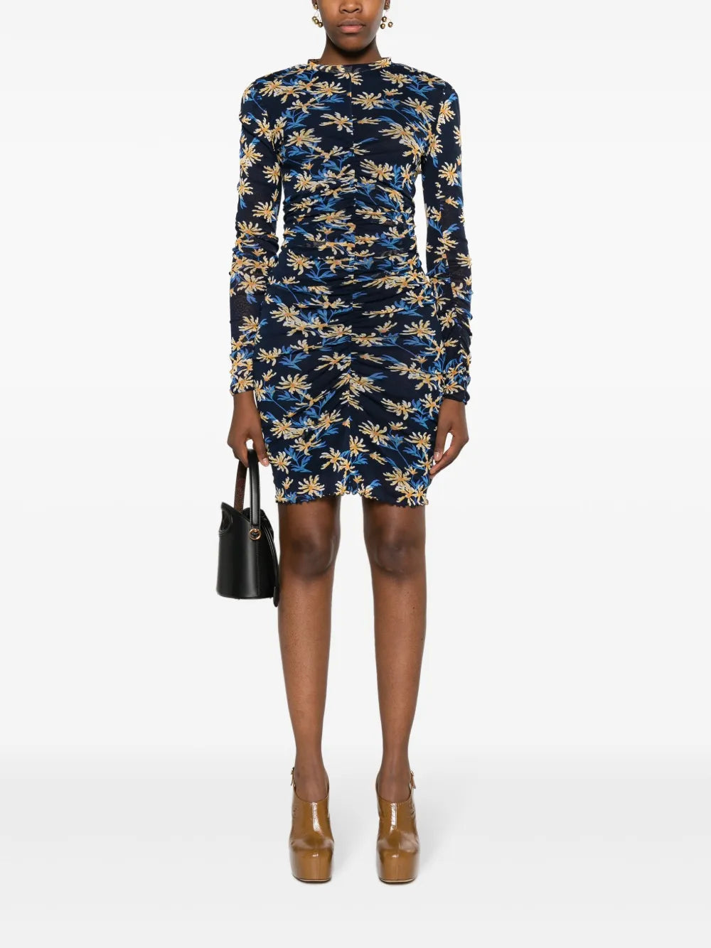 Azula Paris Floral-Pattern Reversible Minidress