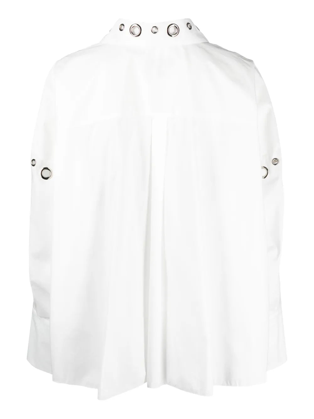 Eyelet-Detailing Cotton Shirt
