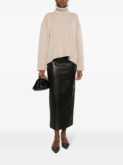 Roll-Neck Wool-Blend Jumper