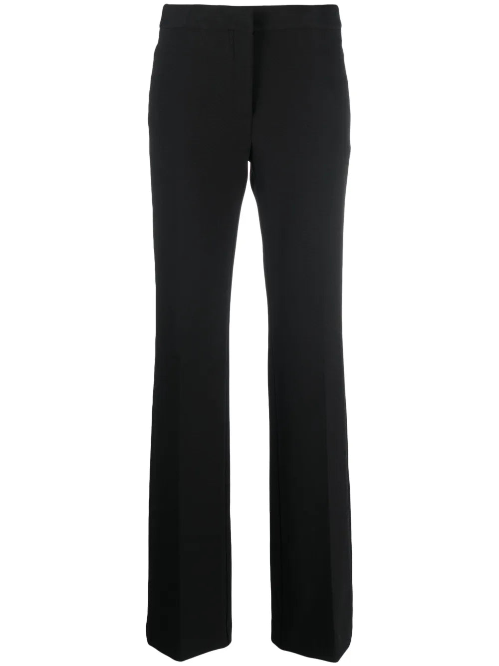 Pressed-Crease Straight-Leg Trousers