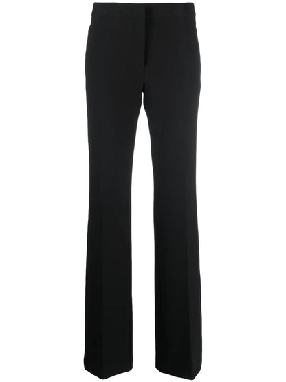 Pressed-Crease Straight-Leg Trousers