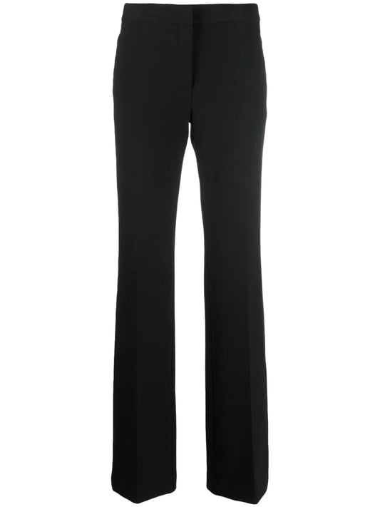 Pressed-Crease Straight-Leg Trousers