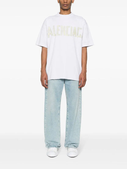 Tape Type Cotton T-Shirt