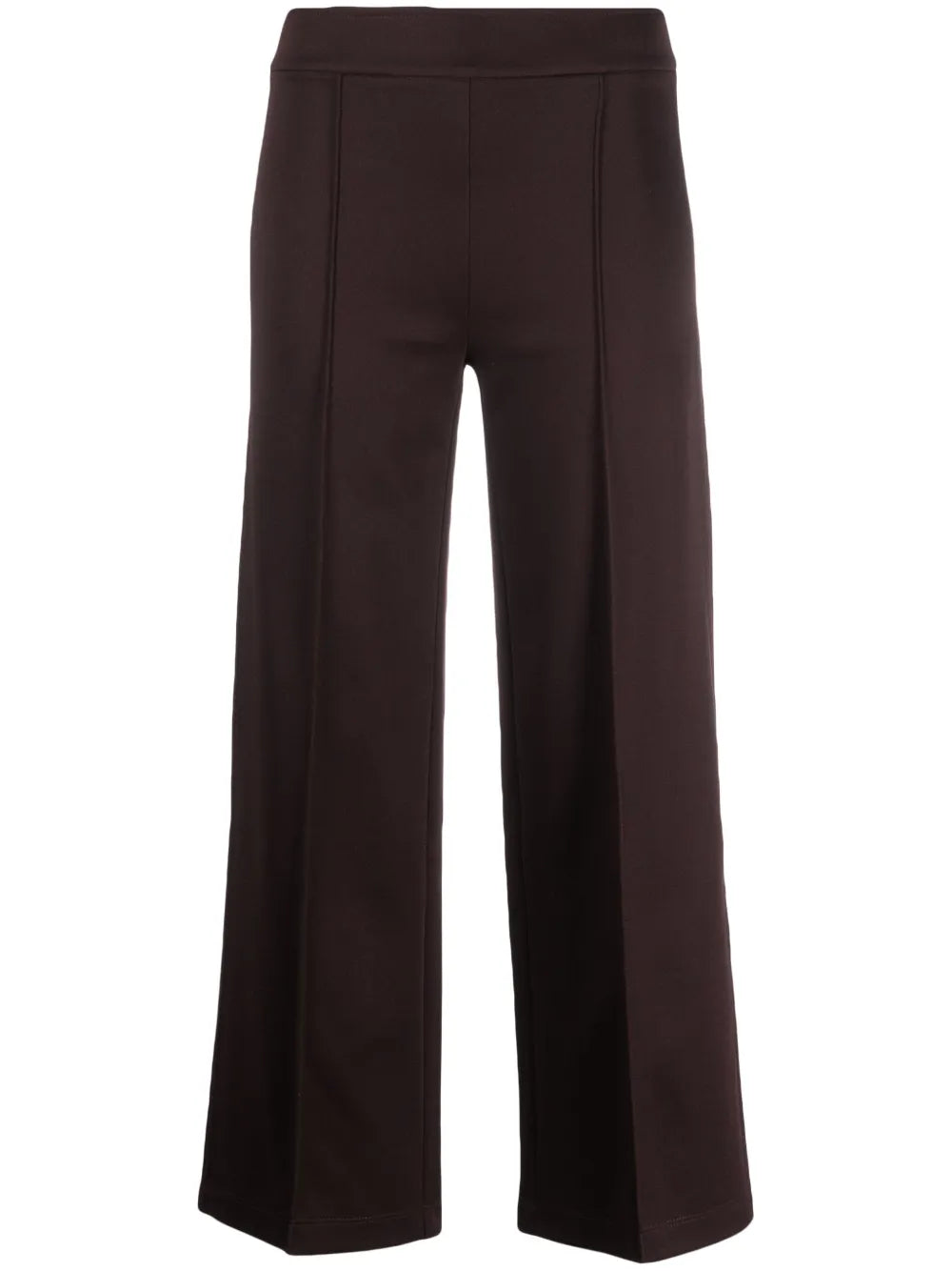 Roma Decorative-Stitching Wide-Leg Trousers