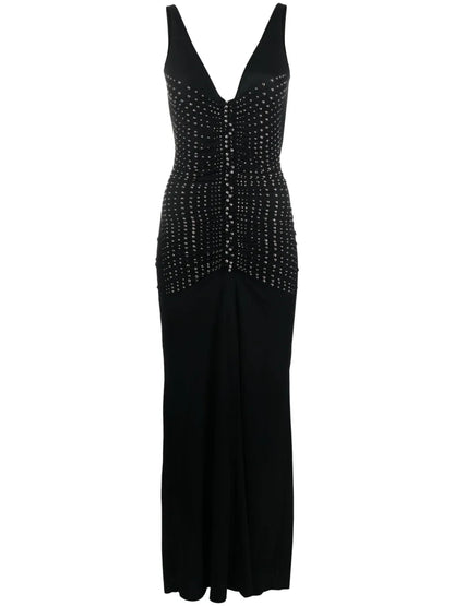 Embellished Sleeveless Gown