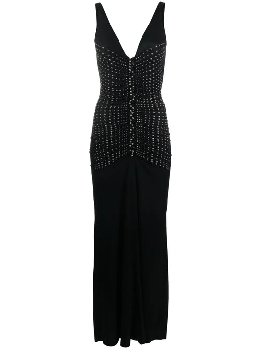 Embellished Sleeveless Gown
