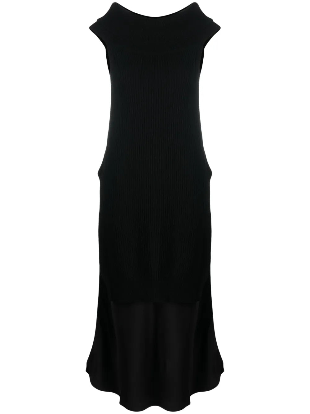 Off-Shoulder Wool Blend Maxi Dress