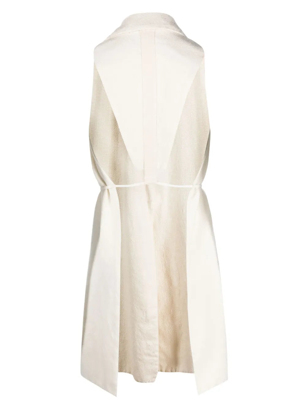 Front-Tie Buttoned Waistcoat