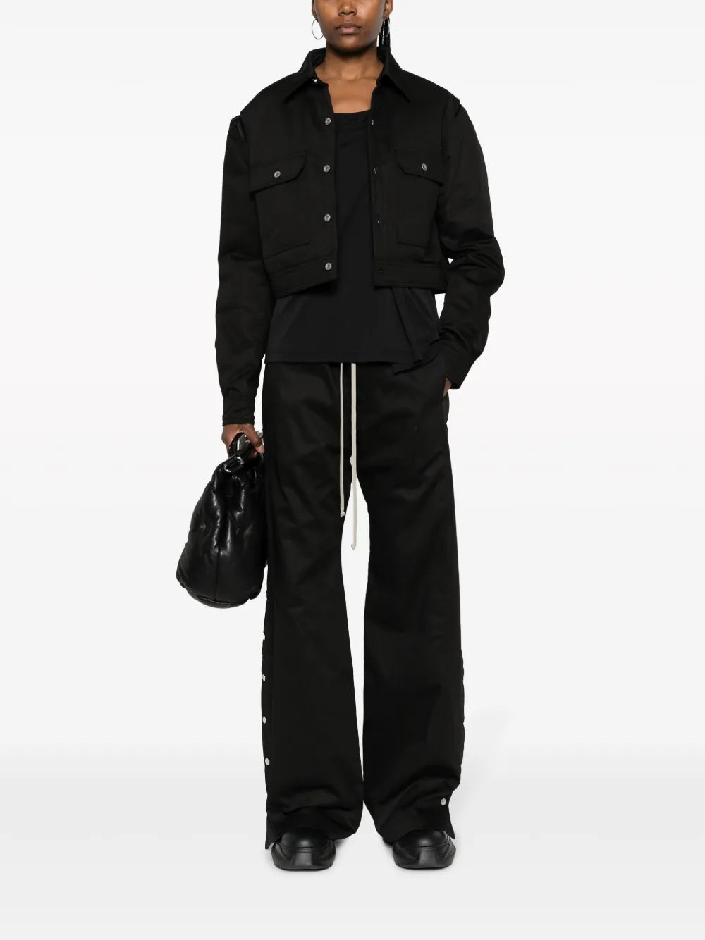 Cut-Out Cropped Jacket