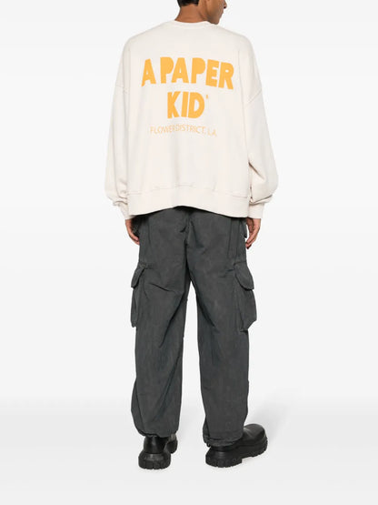 Logo-Print Cotton Sweatshirt