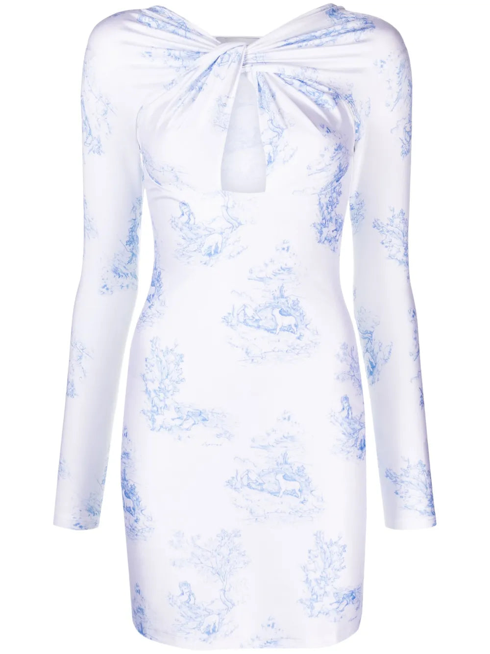 Twisted Cut-Out Mini Dress