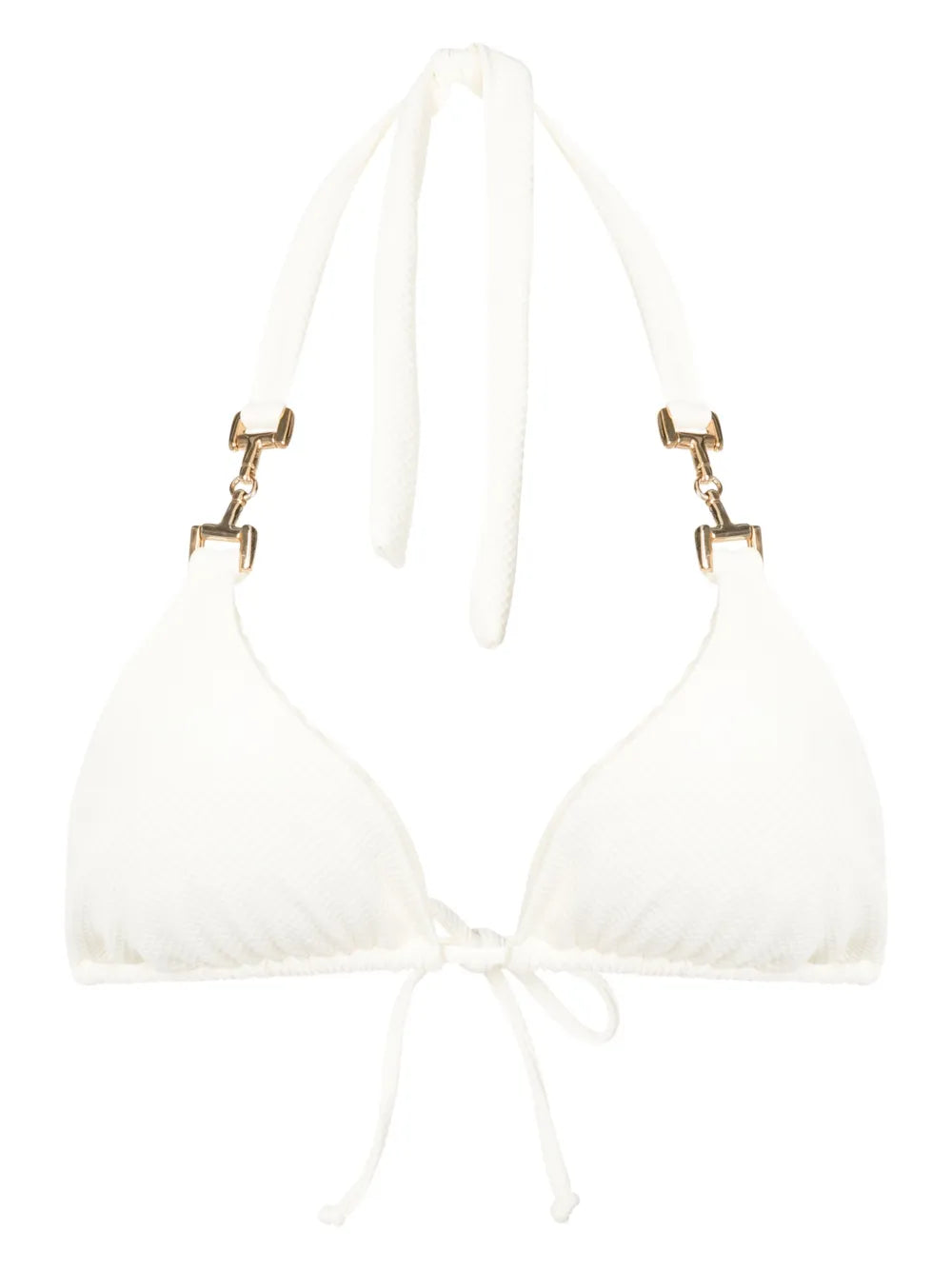 Triangle-Cup Halterneck Bikini Top