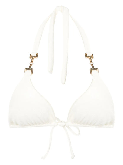 Triangle-Cup Halterneck Bikini Top